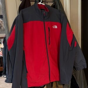 The North Face Men’s Red and Gray Performance Jacket